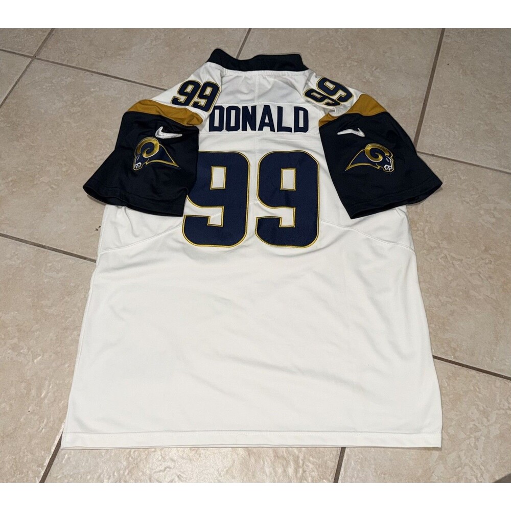 Nike Aaron Donald #99 St Louis Rams NFL On Field Dri-FIT Jersey Men’s S